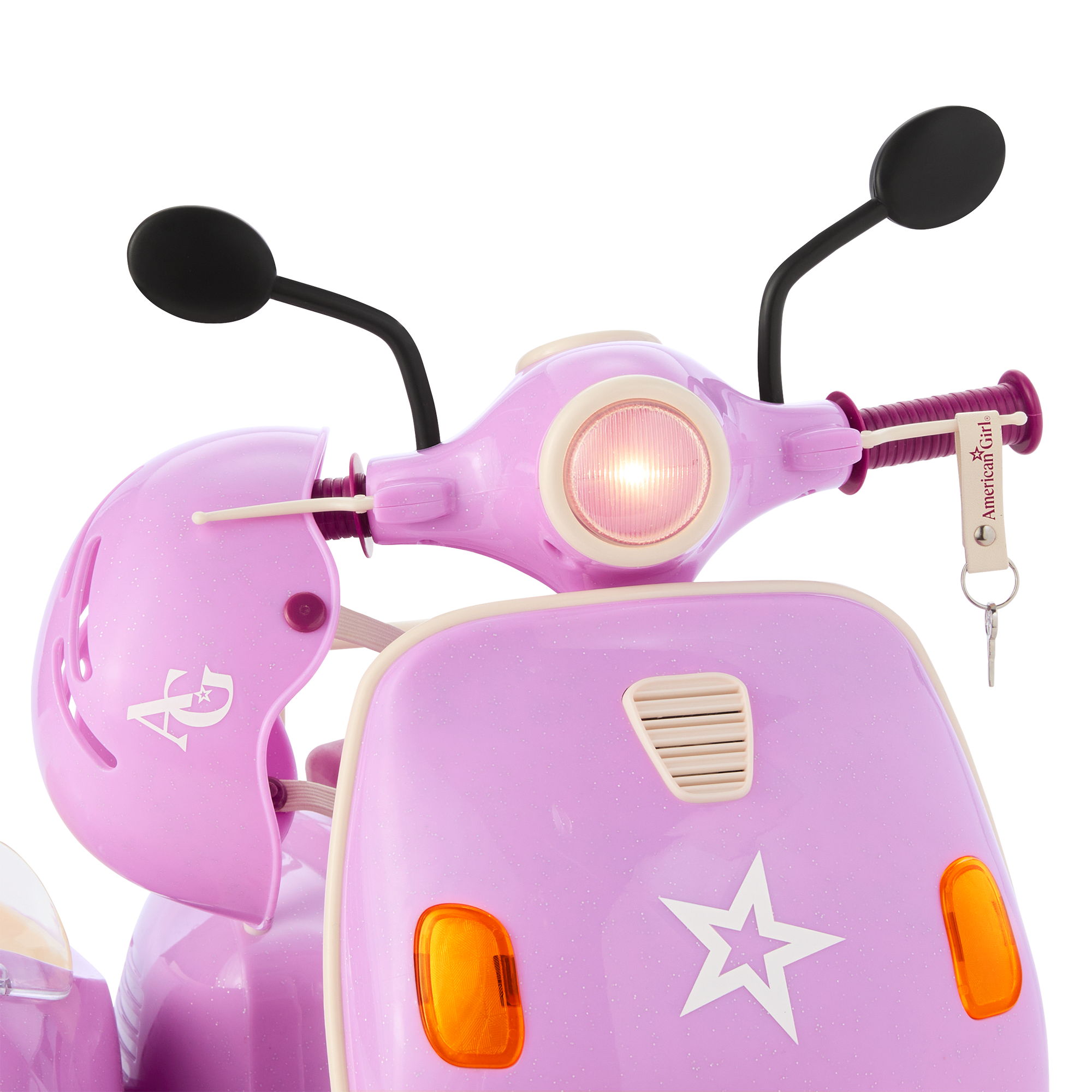 Hit the Road Scooter & Sidecar for 18-inch Dolls C9