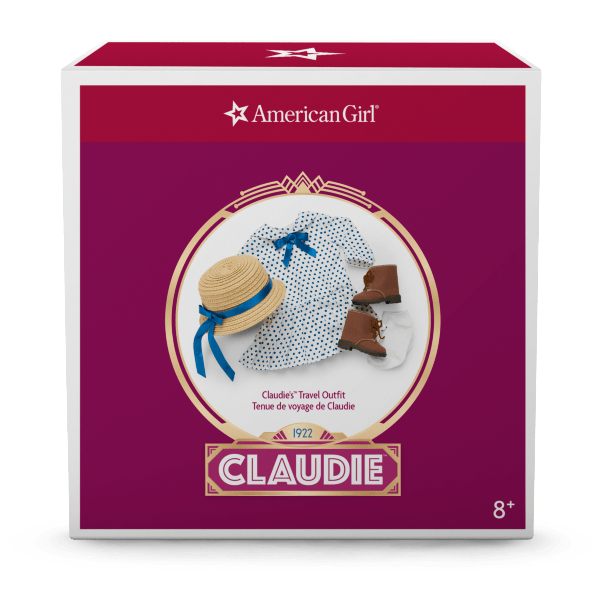Claudie's™ Travel Outfit for 18-inch Dolls (Historical Characters) C7