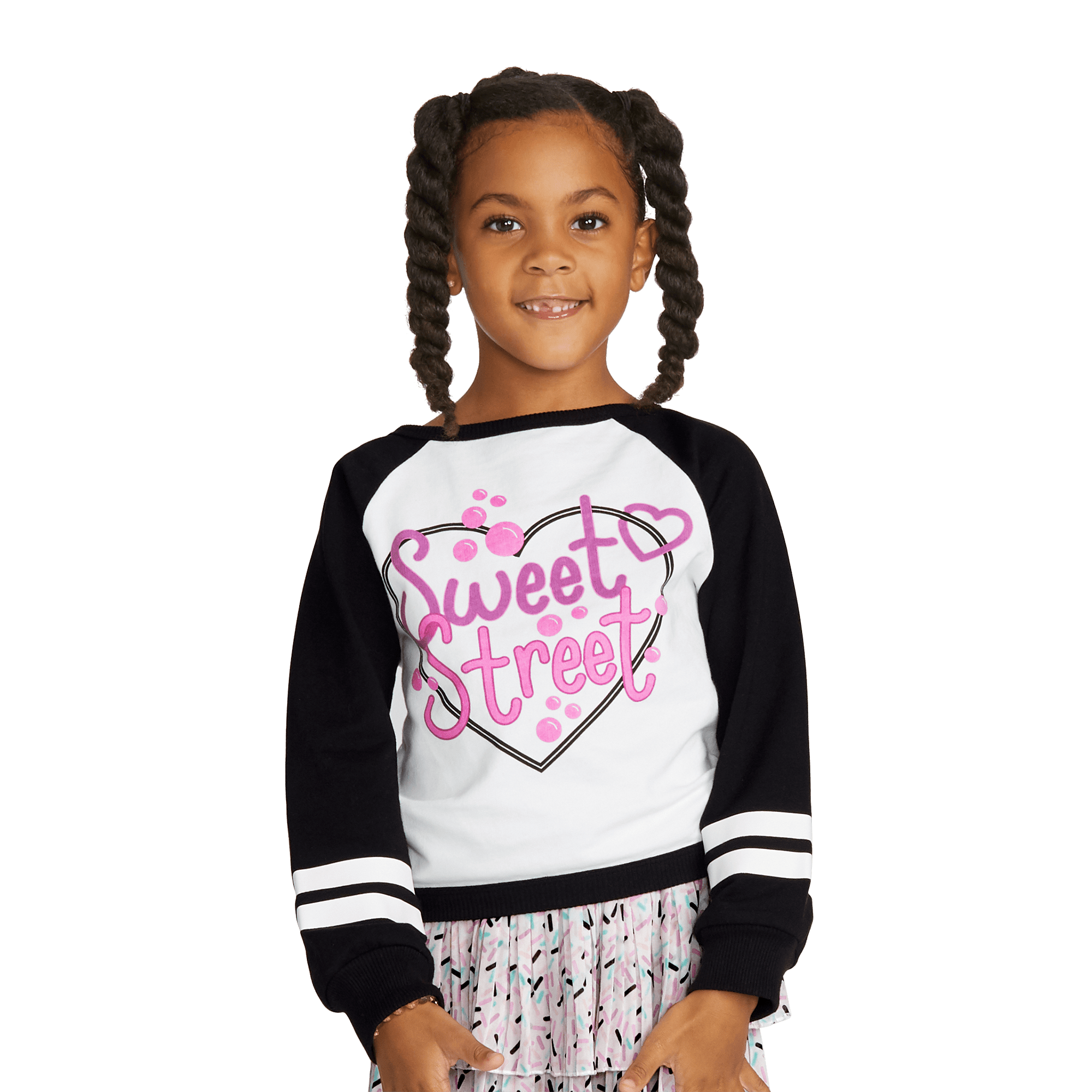 Sweet Street Sweatshirt for Girls C6