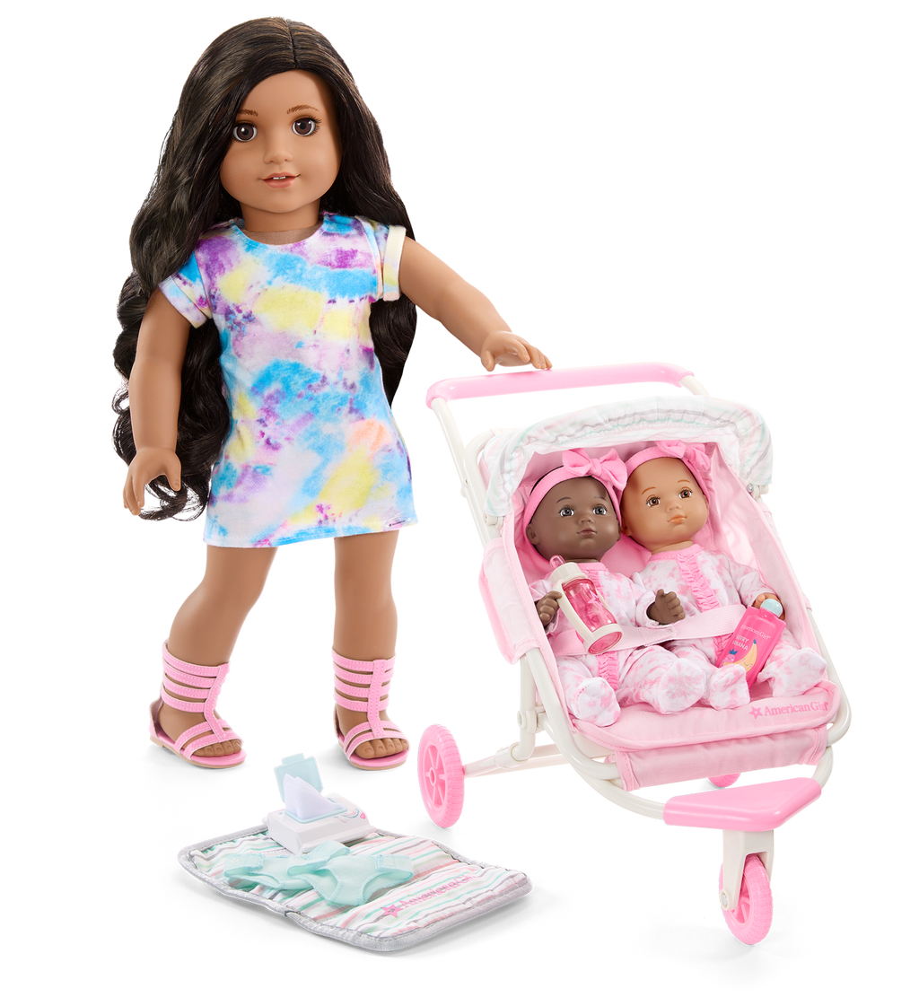 Little Bitty Baby™ Double Stroller Set for 7.75-inch Dolls C6