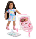 Little Bitty Baby™ Double Stroller Set for 7.75-inch Dolls C6