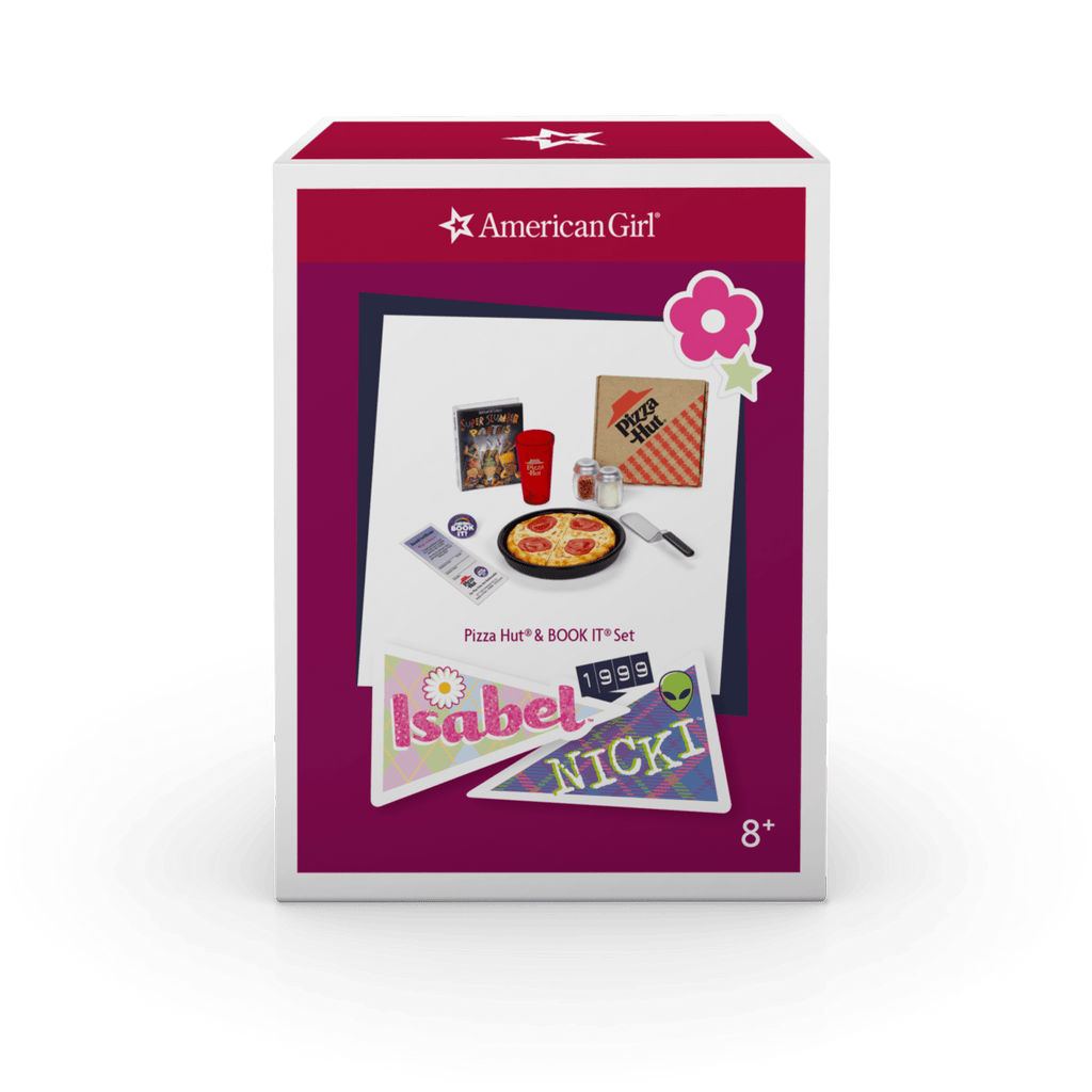 Pizza Hut® BOOK IT!™ Set for 18-inch Dolls (Historical Characters) D9