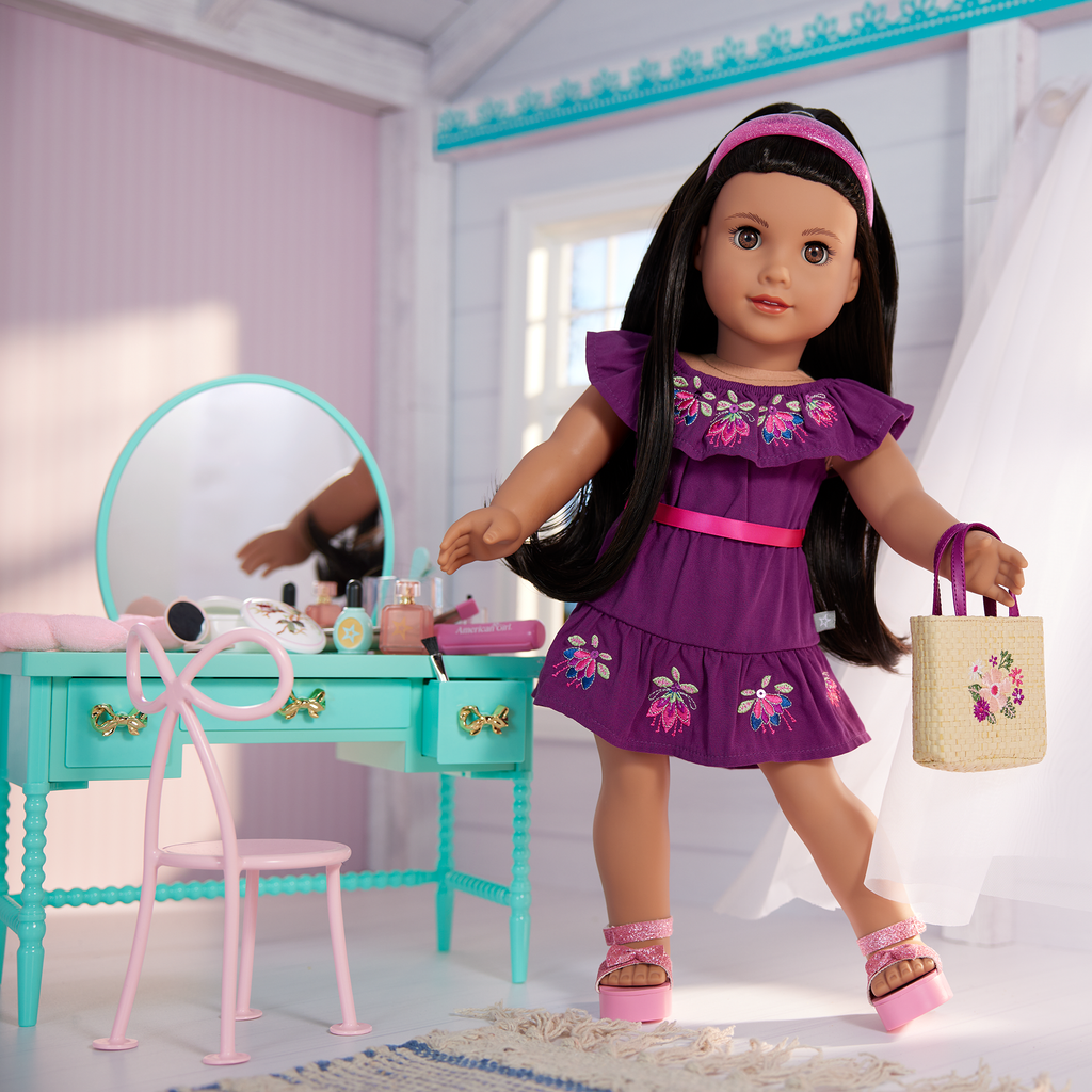Raquel's™ Beach Party Dress for 18-inch Dolls (Girl of the Year™ 2026) B8