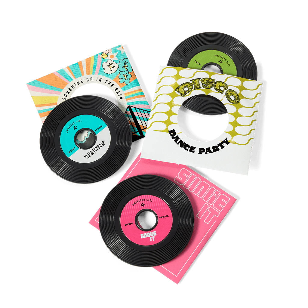 Julie’s™ Record Player & Accessories for 18-inch Dolls (Historical Characters) C1