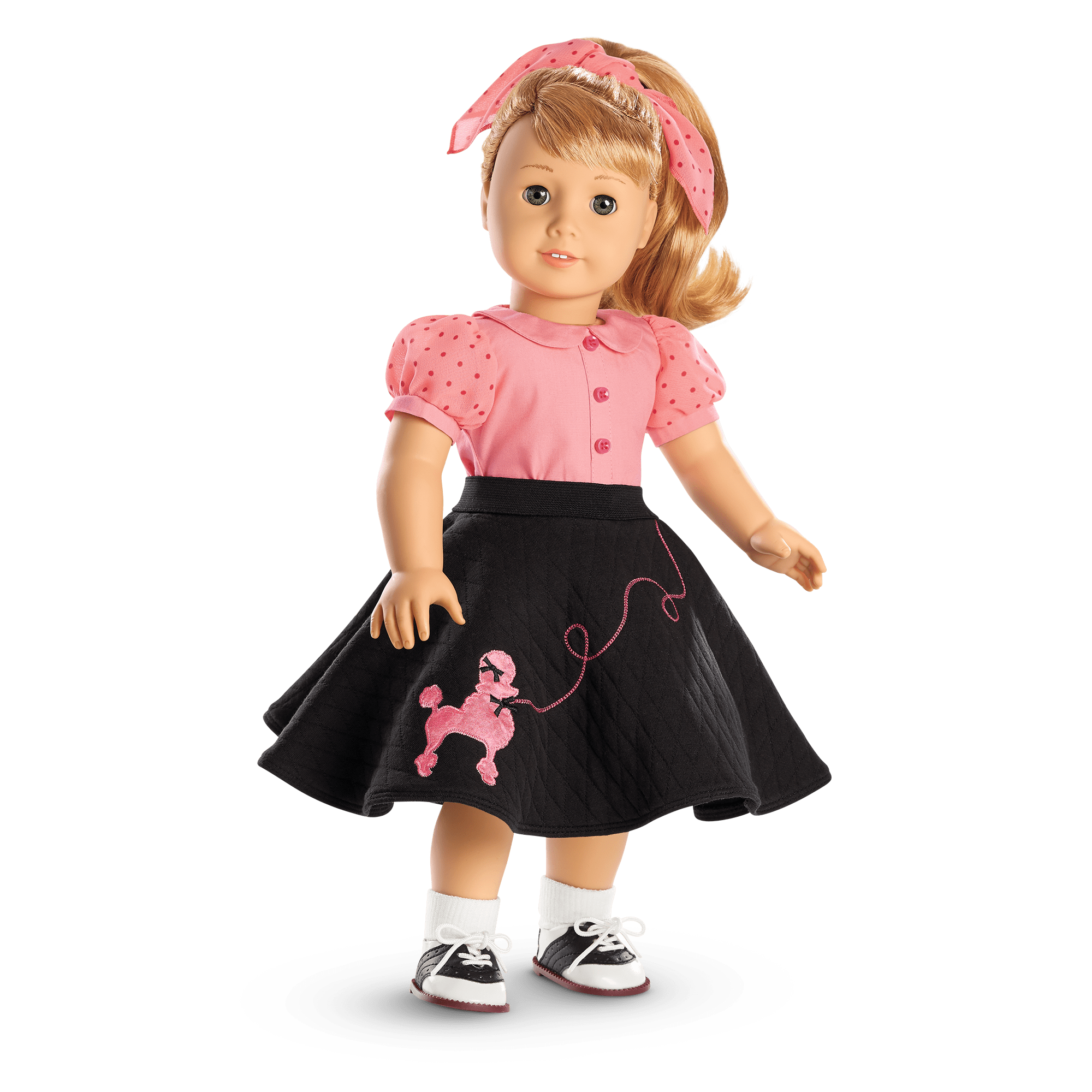 Maryellen's™ Poodle Skirt Outfit for 18-inch Dolls (Historical Characters) A8