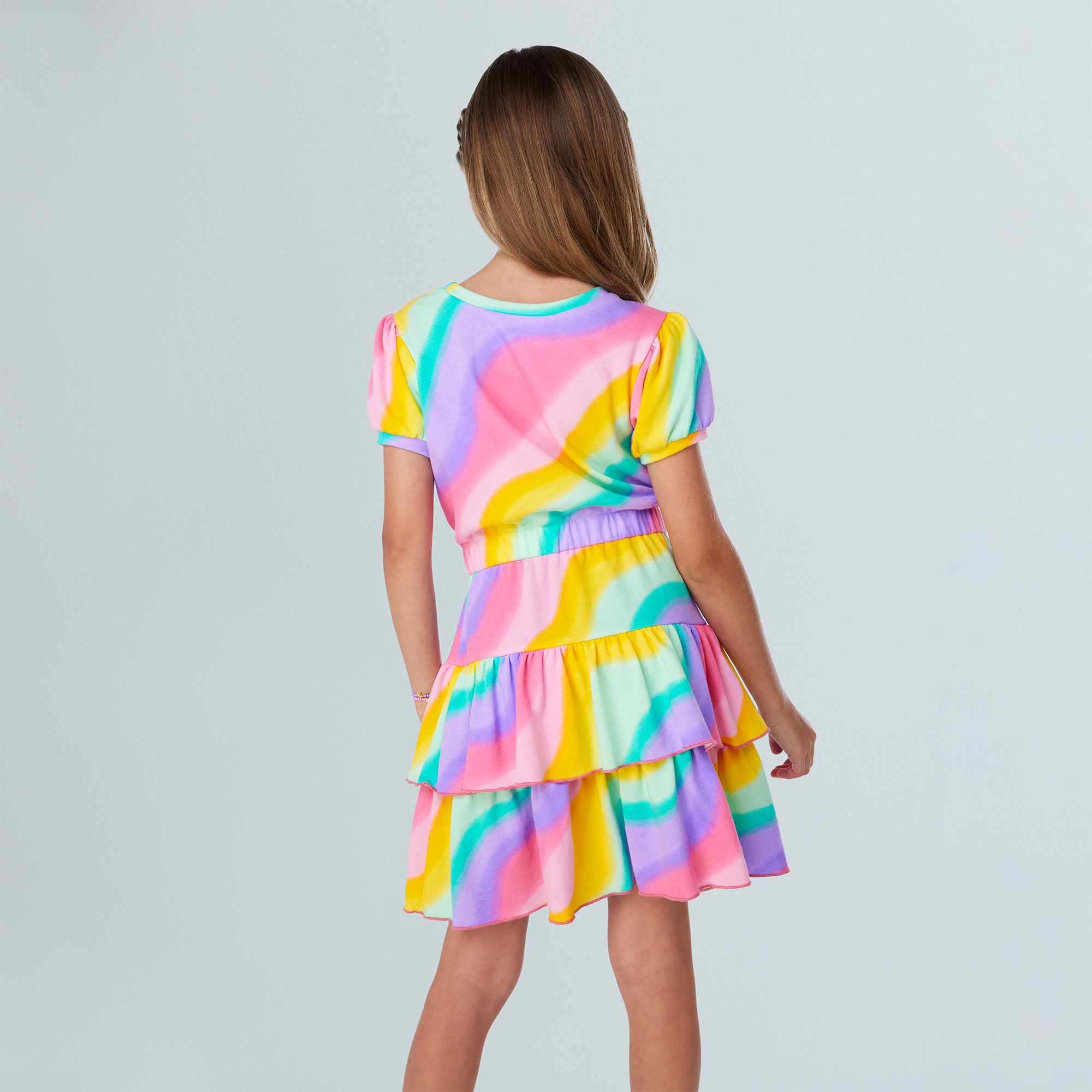 Summer’s™ Rainbow Swirl Dress for Girls (Girl of the Year™ 2025) F1