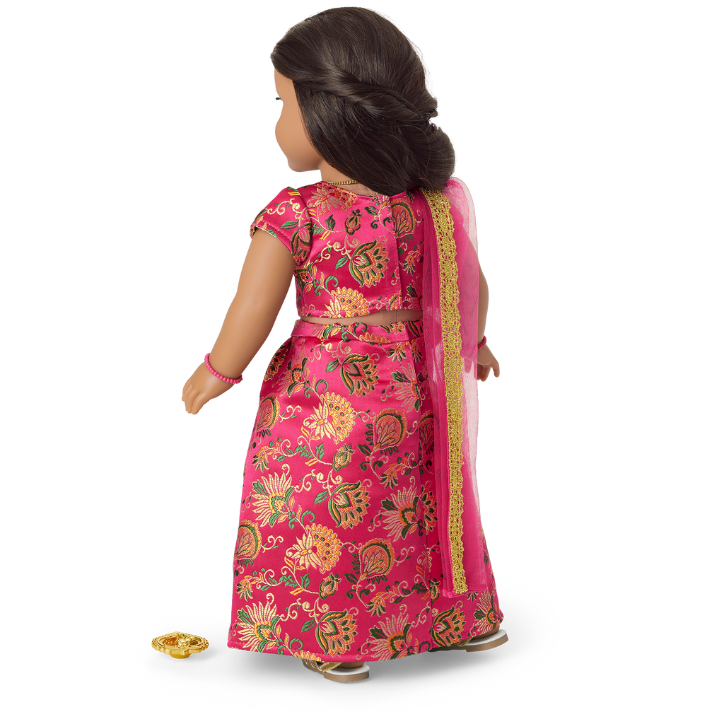 Diwali Celebration Outfit for 18-inch Dolls F8