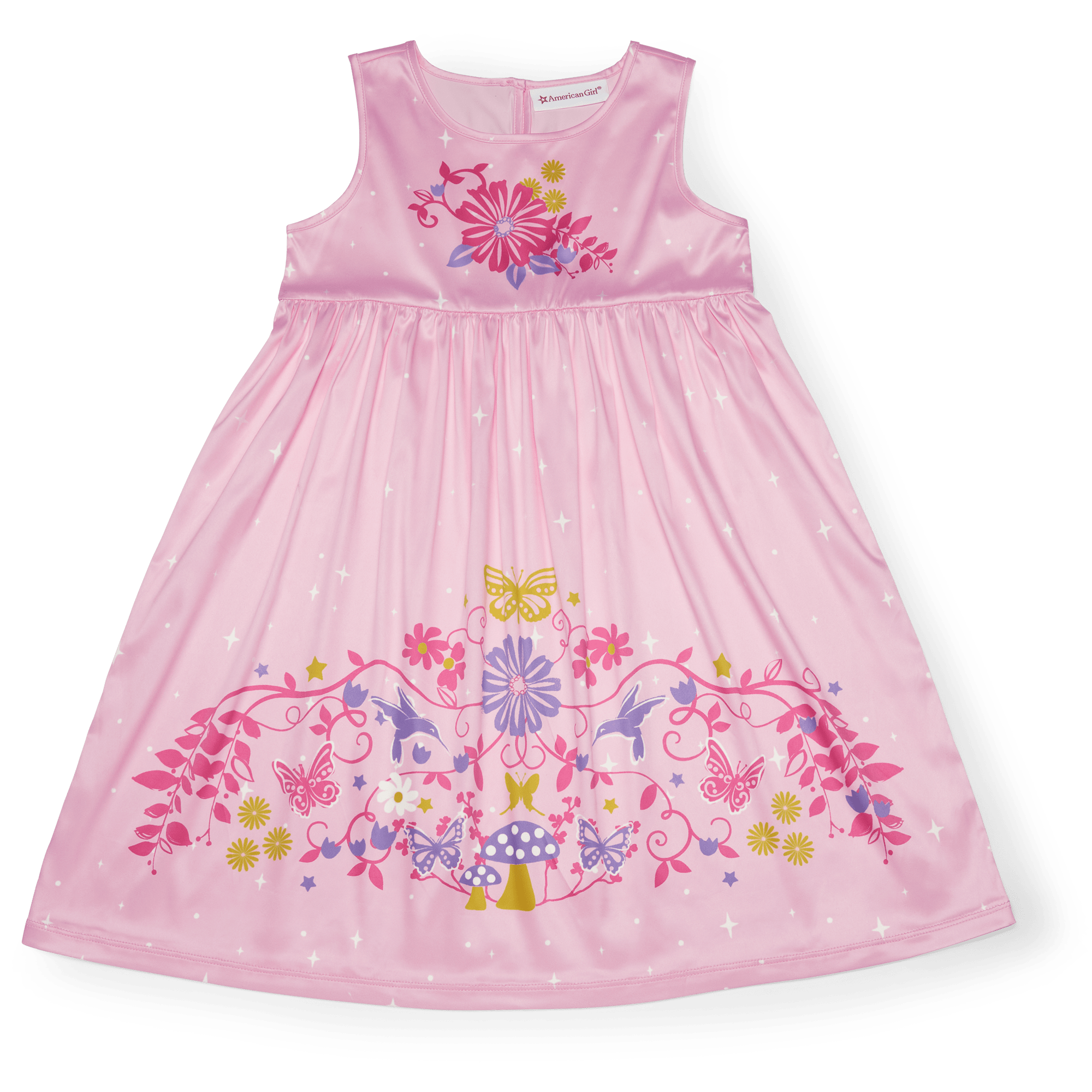 Royal Ruffles Nightie & Robe for Little Girls D2
