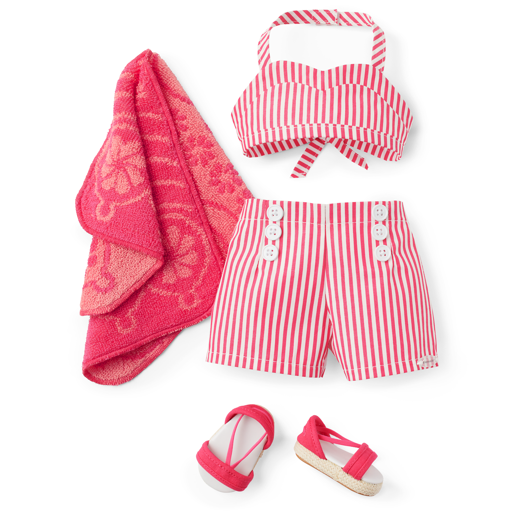 Nanea’s™ Two-Piece Swimsuit for 18-inch Dolls (Historical Characters) F5