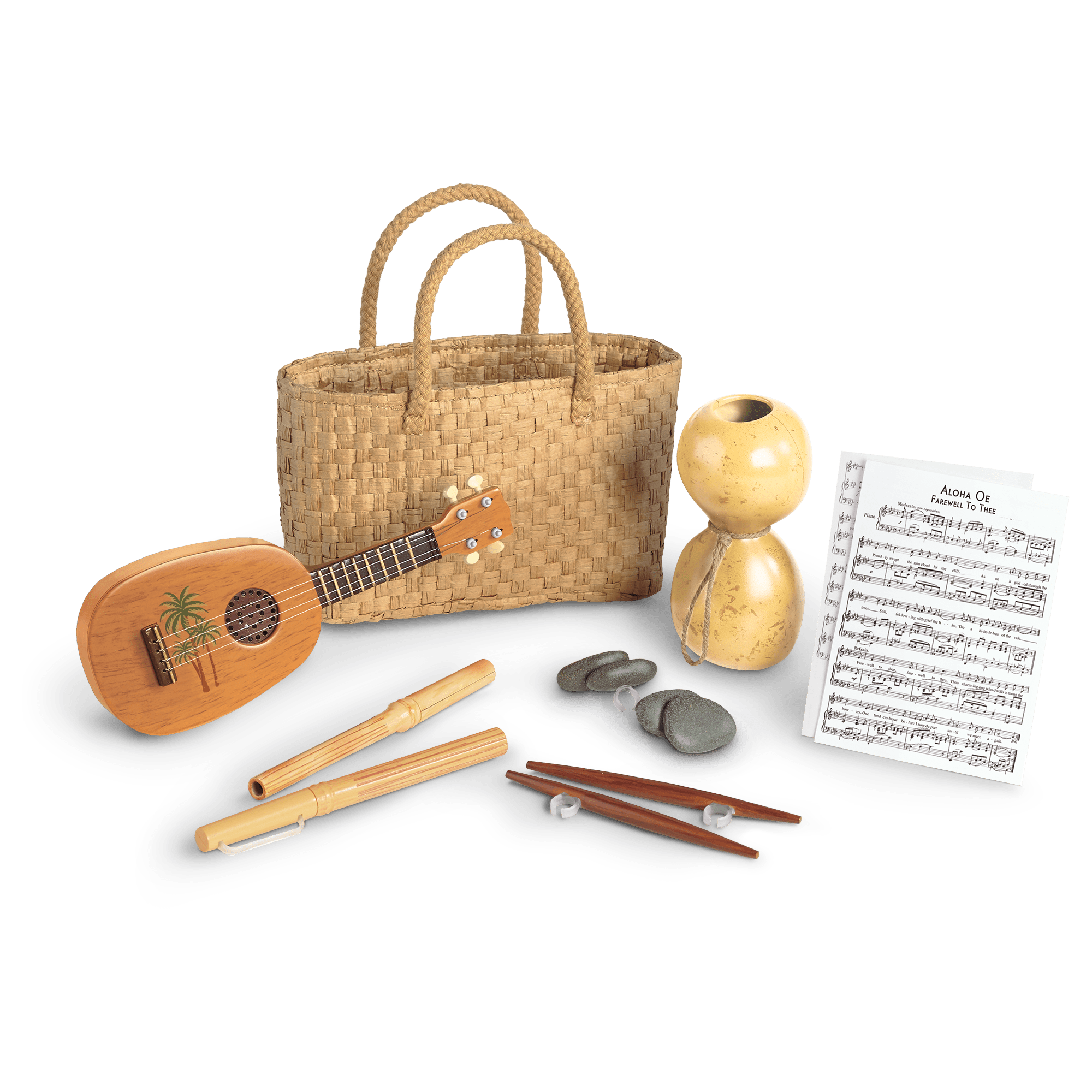 Nanea's Hula Implements for 18-inch Dolls (Historical Characters) B8