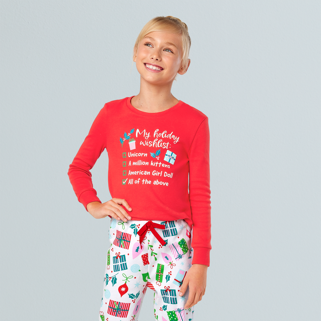 Holiday Wish List PJs for Girls D7