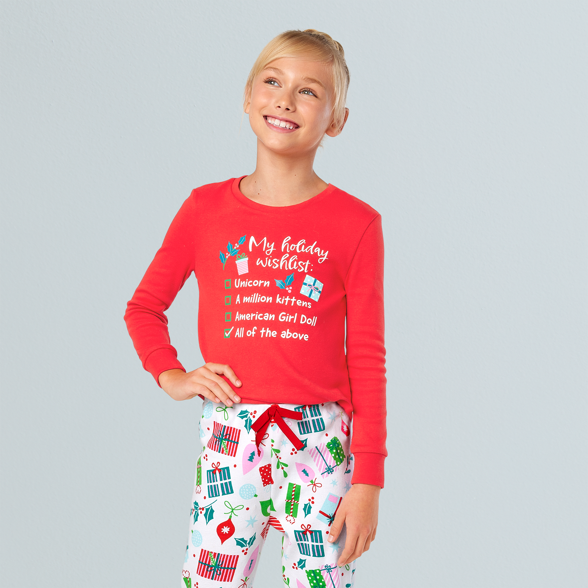 Holiday Wish List PJs for Girls D7