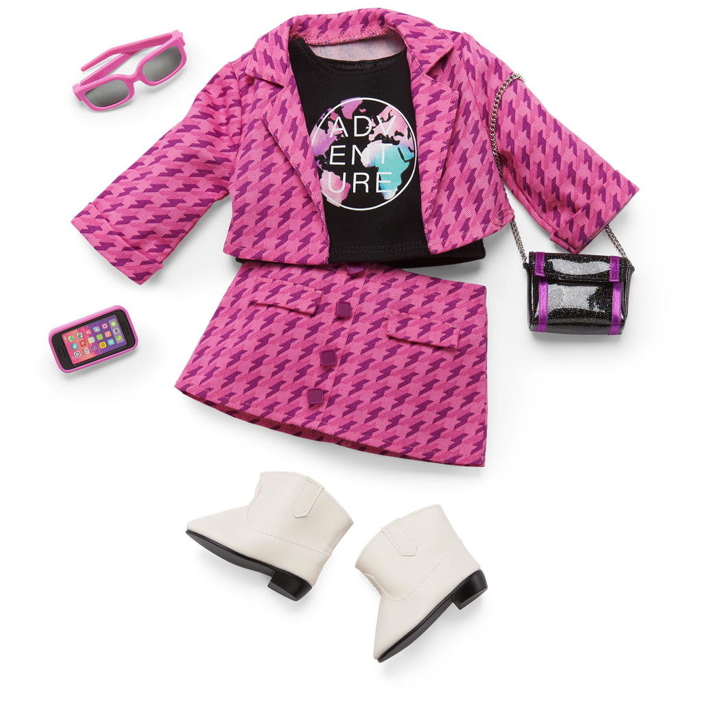 Fun in the City Travel Outfit for 18-inch Dolls E3