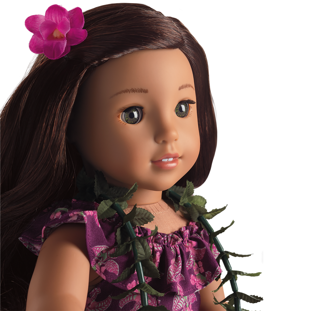 Nanea's Holoku Dress for 18-inch Dolls (Historical Characters) D2