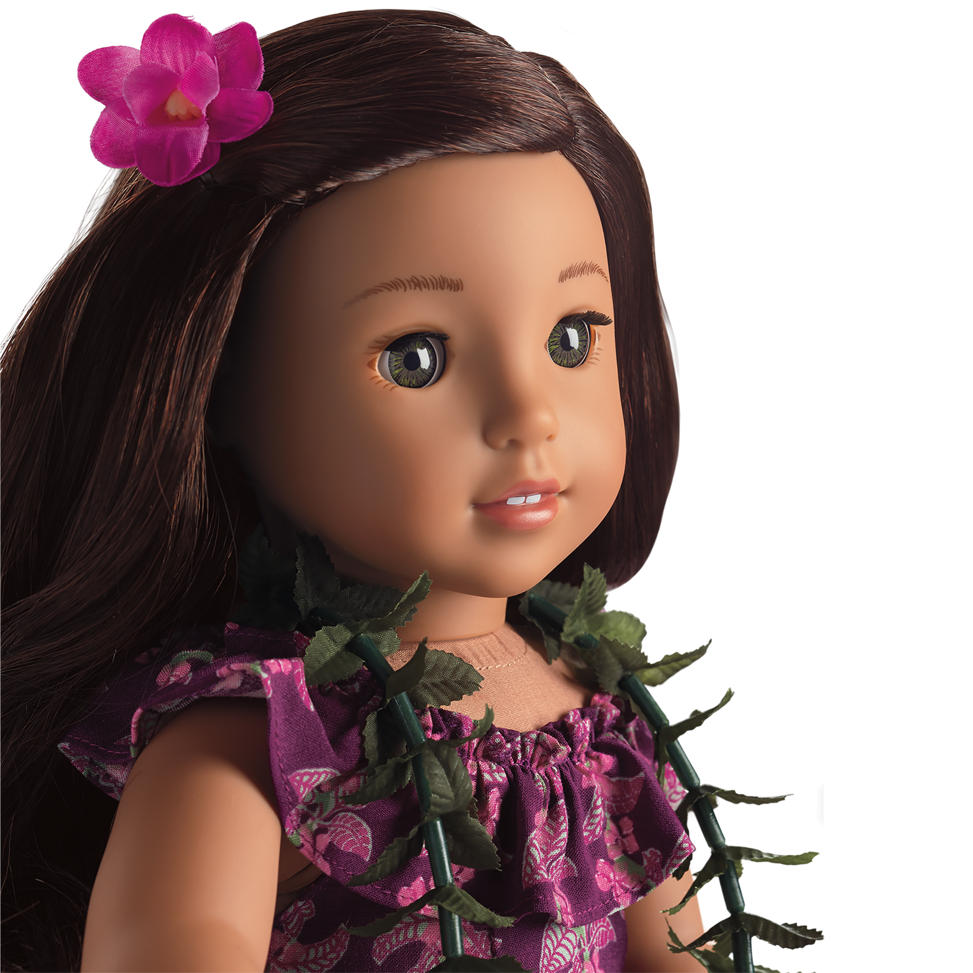 Nanea's Holoku Dress for 18-inch Dolls (Historical Characters) D2
