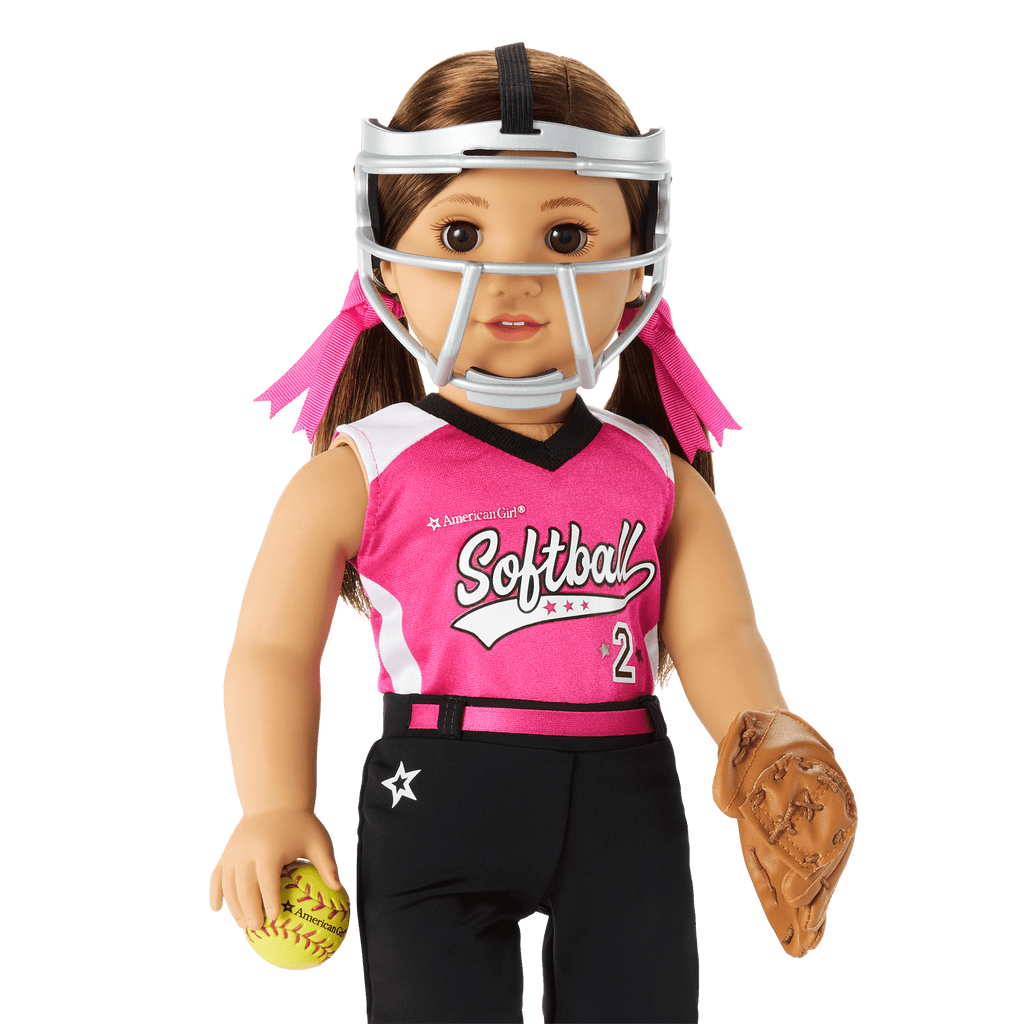 Softball Star Uniform for 18-inch Dolls E3