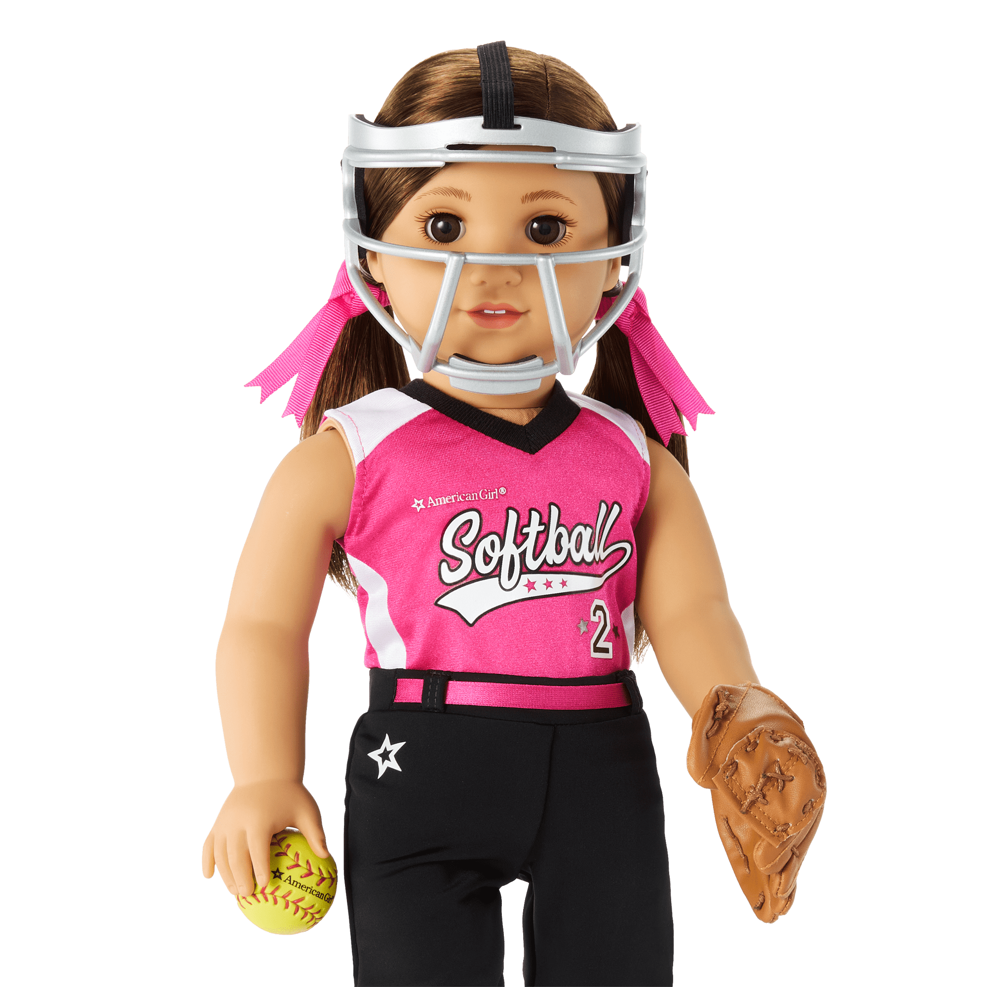 Softball Star Uniform for 18-inch Dolls E3