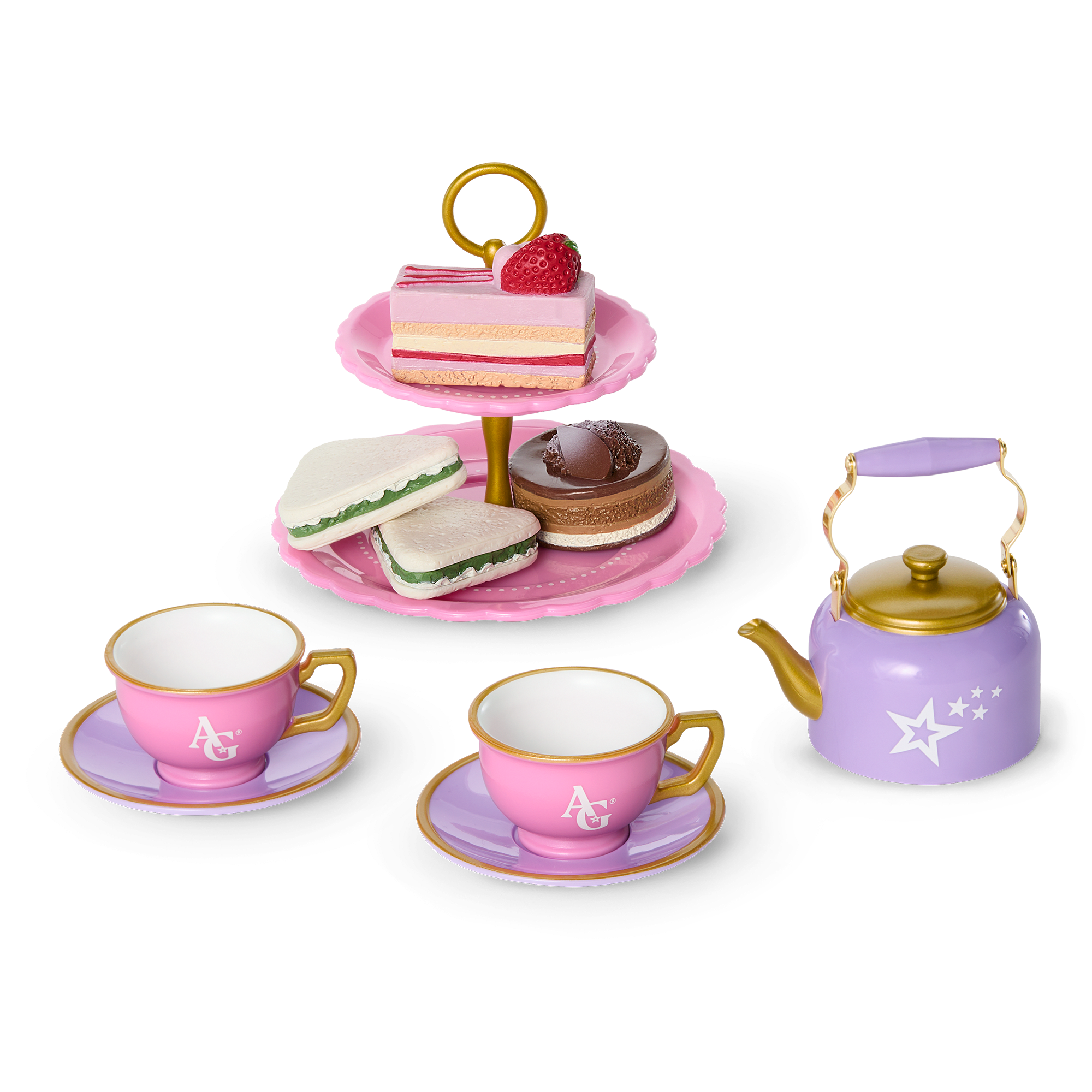 Tea for Two Set for 18-inch Dolls E8