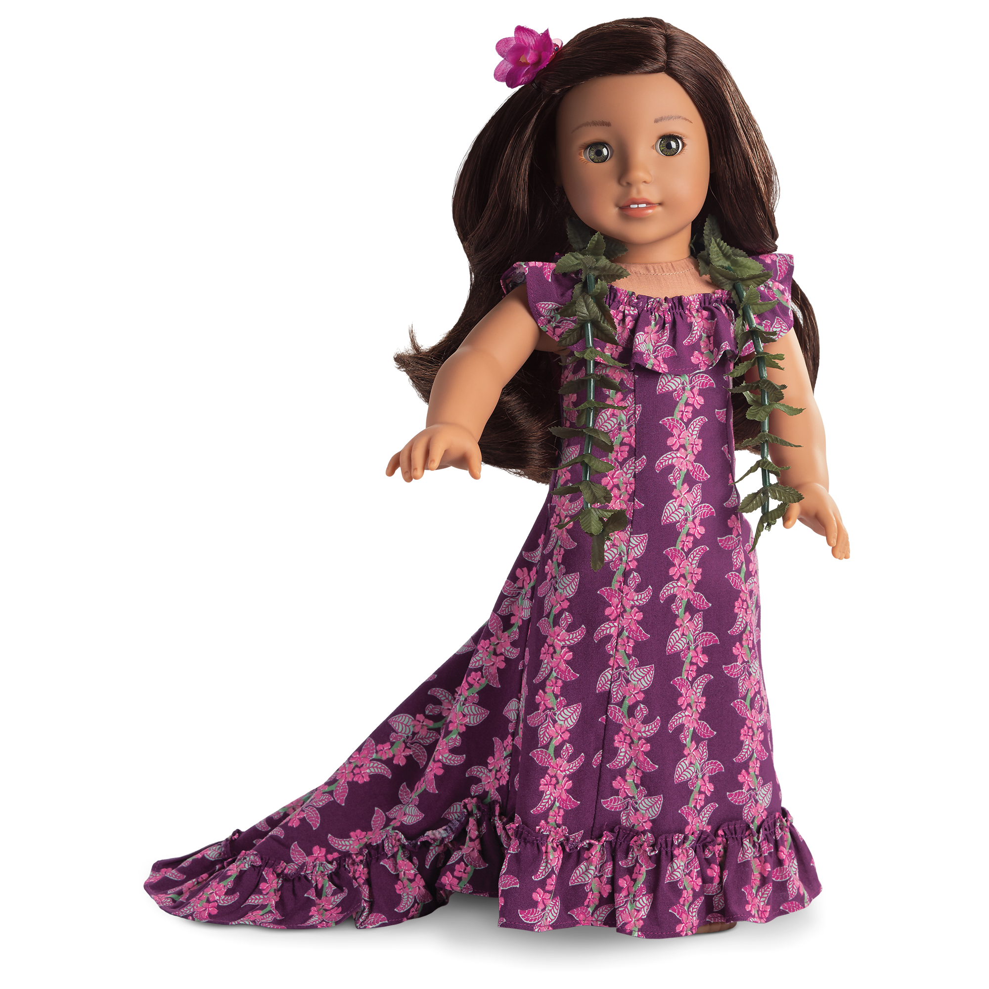 Nanea's Holoku Dress for 18-inch Dolls (Historical Characters) D2