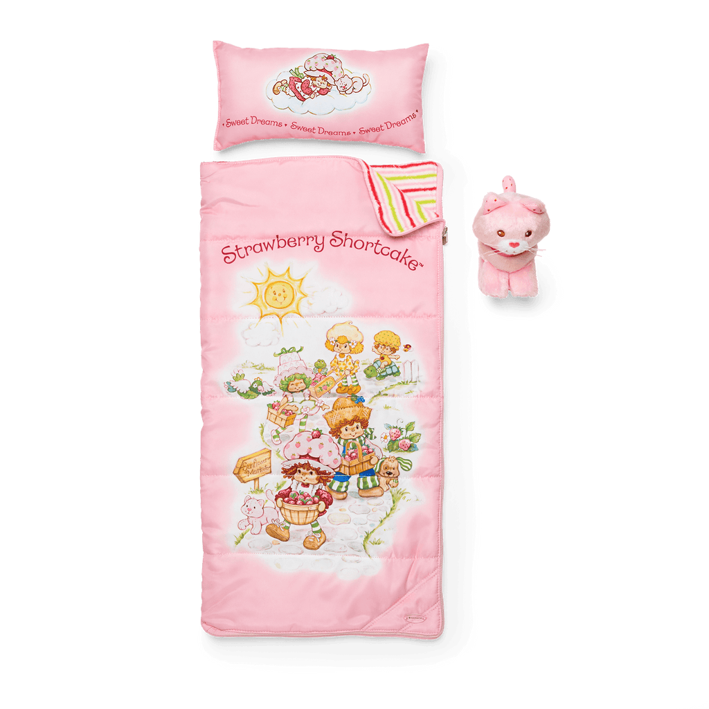 Courtney's™ Strawberry Shortcake™ Sleeping Bag Set for 18-inch Dolls (Historical Characters) B4