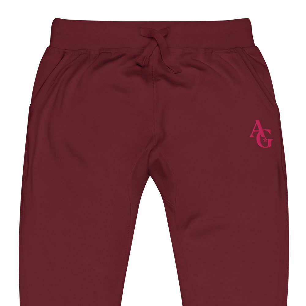 American Girl® Burgundy Fleece Sweatpants for Adults C0