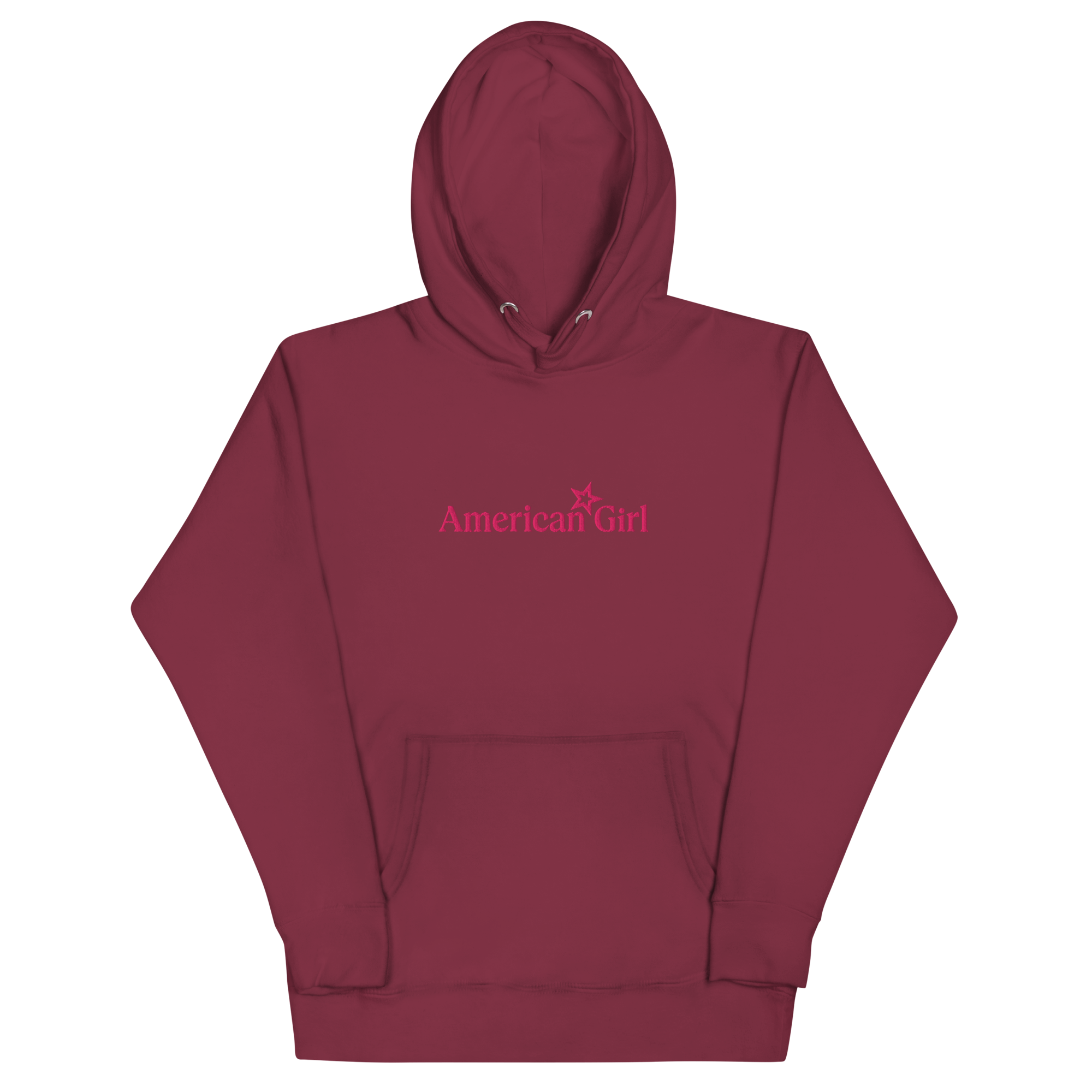 American Girl® Burgundy Hoodie for Adults C3