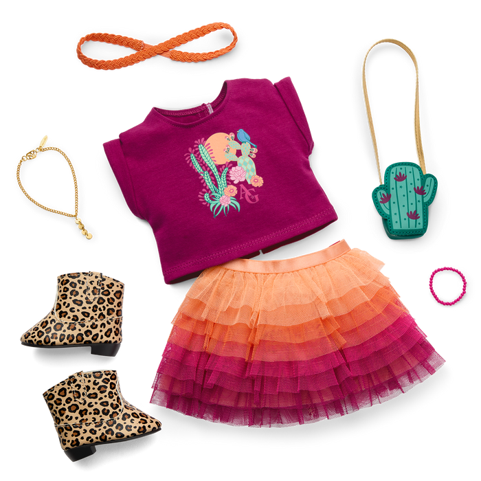 Fun in the Southwest Travel Outfit for 18-inch Dolls C1