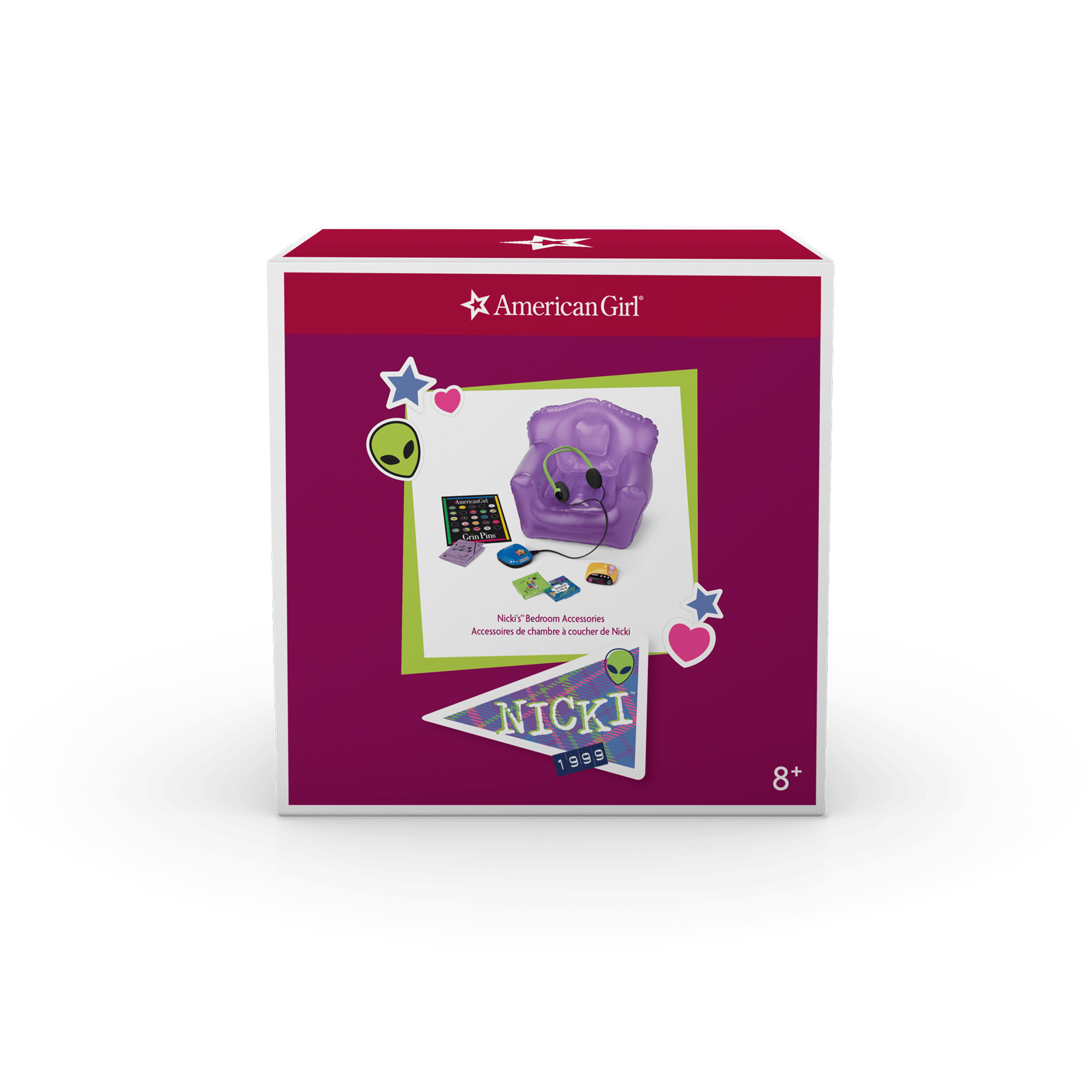Nicki’s™ Bedroom Accessories for 18-inch Dolls (Historical Characters) D0