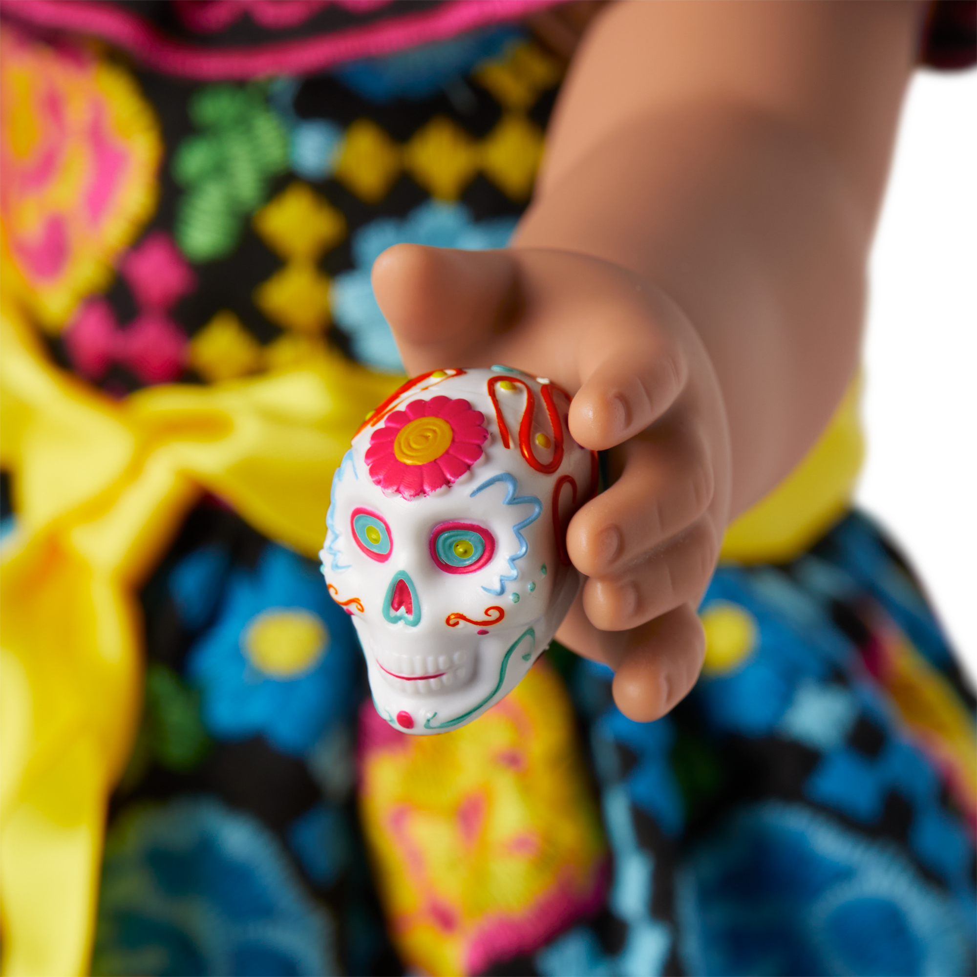 Día de Muertos Celebration Outfit for 18-inch Dolls E7