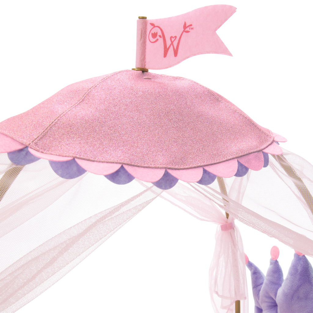 Royal Canopy Bed for WellieWishers™ Dolls D0