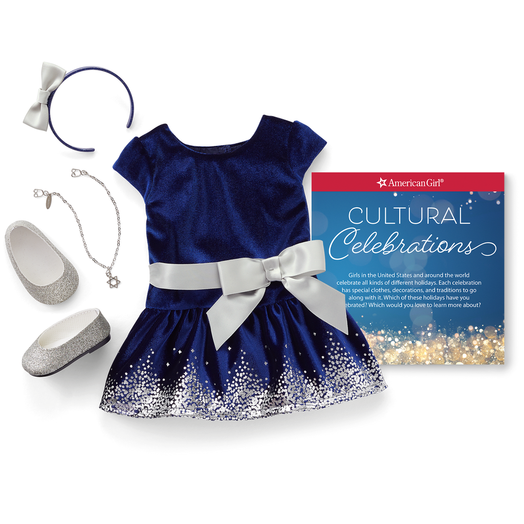 Hanukkah Celebration Outfit for 18-inch Dolls A9