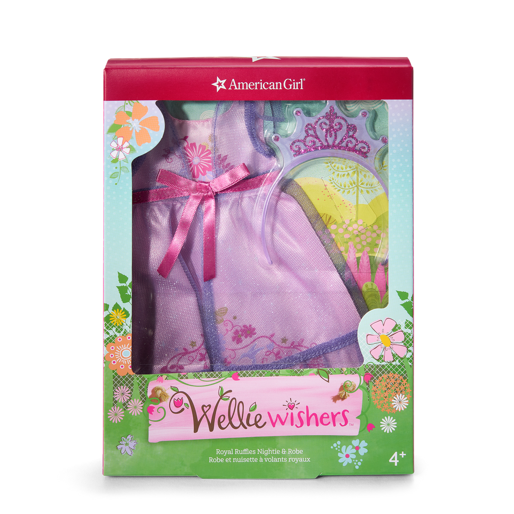 Royal Ruffles Nightie & Robe for WellieWishers™ Dolls F1