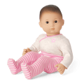 Bitty Baby® Doll #2 with brown hair in Pretty Pink F8