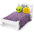 Nicki’s™ Bed & Animal-Print Bedding Set for 18-inch Dolls (Historical Characters) F8