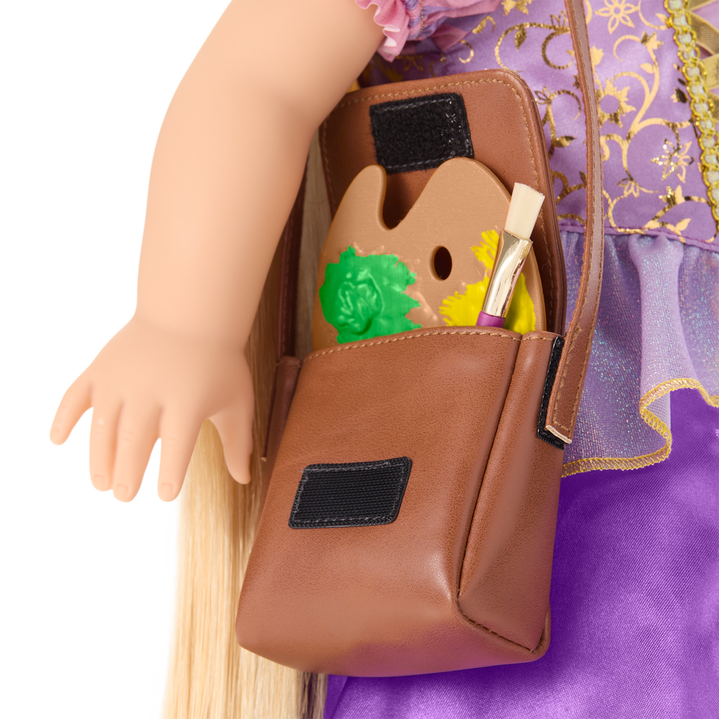 American Girl® Disney Princess Rapunzel Painting Accessories & Pascal for 18-inch Dolls C4