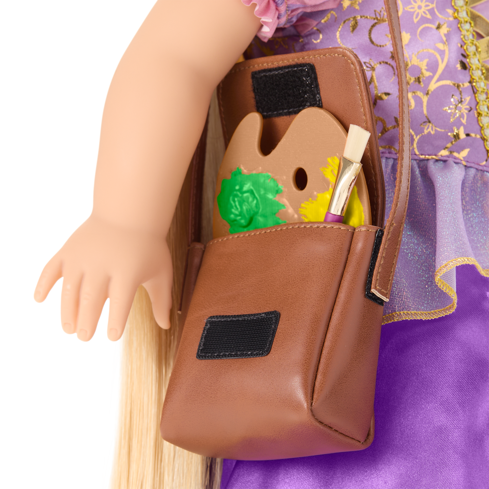 American Girl® Disney Princess Rapunzel Painting Accessories & Pascal for 18-inch Dolls C4