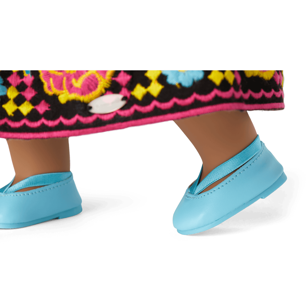 Día de Muertos Celebration Outfit for 18-inch Dolls E7