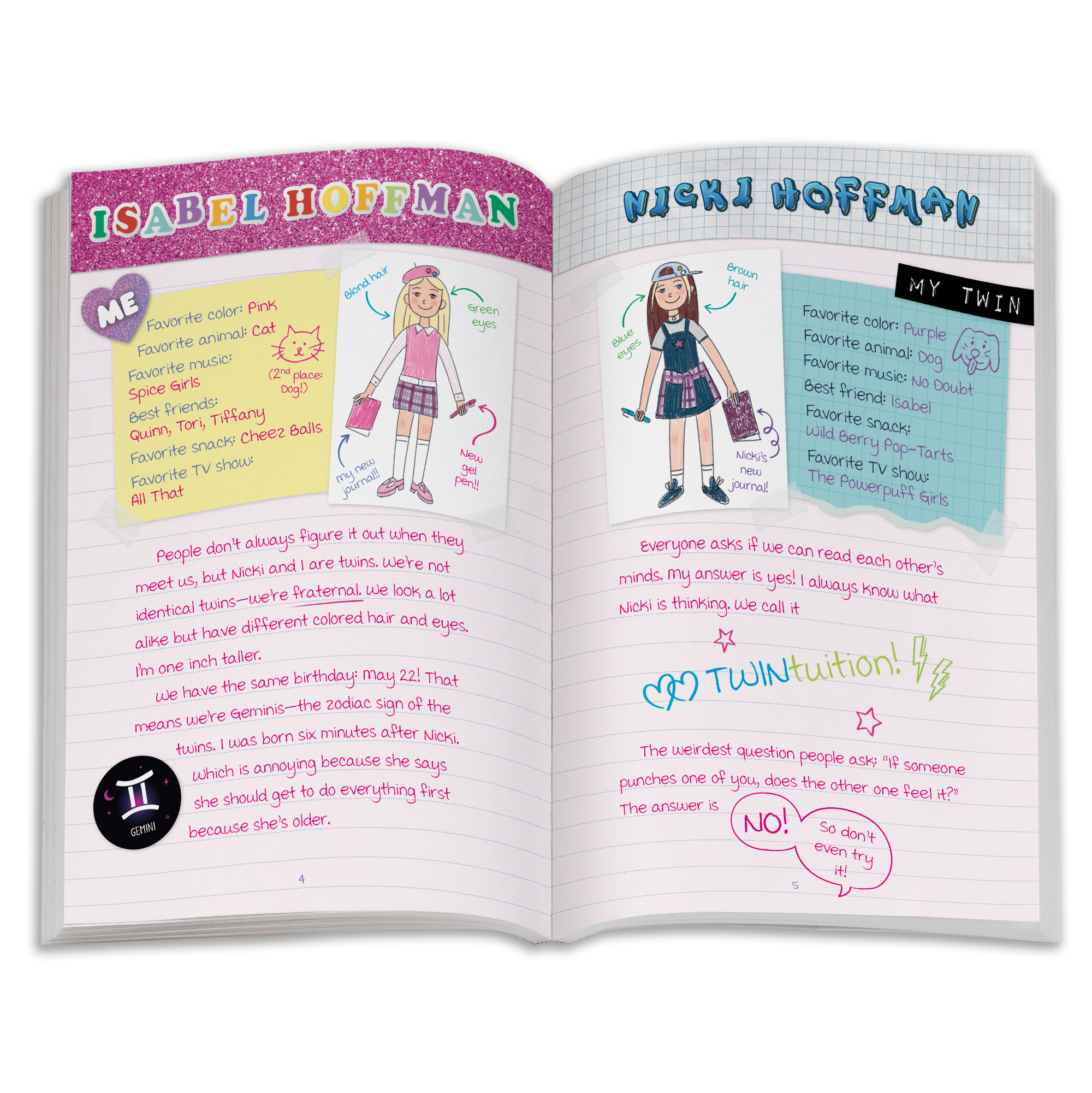 ’90s Twins Isabel’s™ Tennis Gift Set (Historical Characters) F9