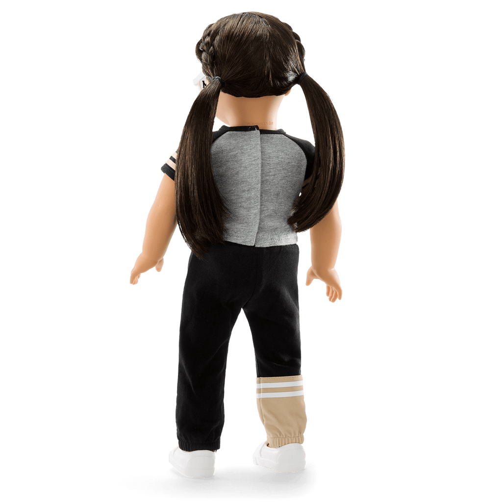American Girl® x NFL New Orleans Saints Fan Outfit & Accessories for 18-inch Dolls F1