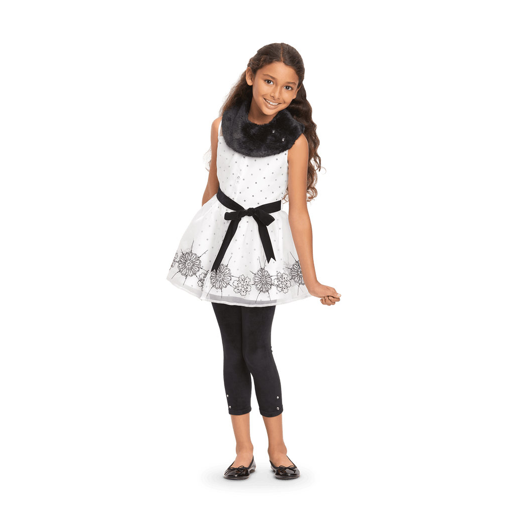 Let It Snow Tunic for Girls F6