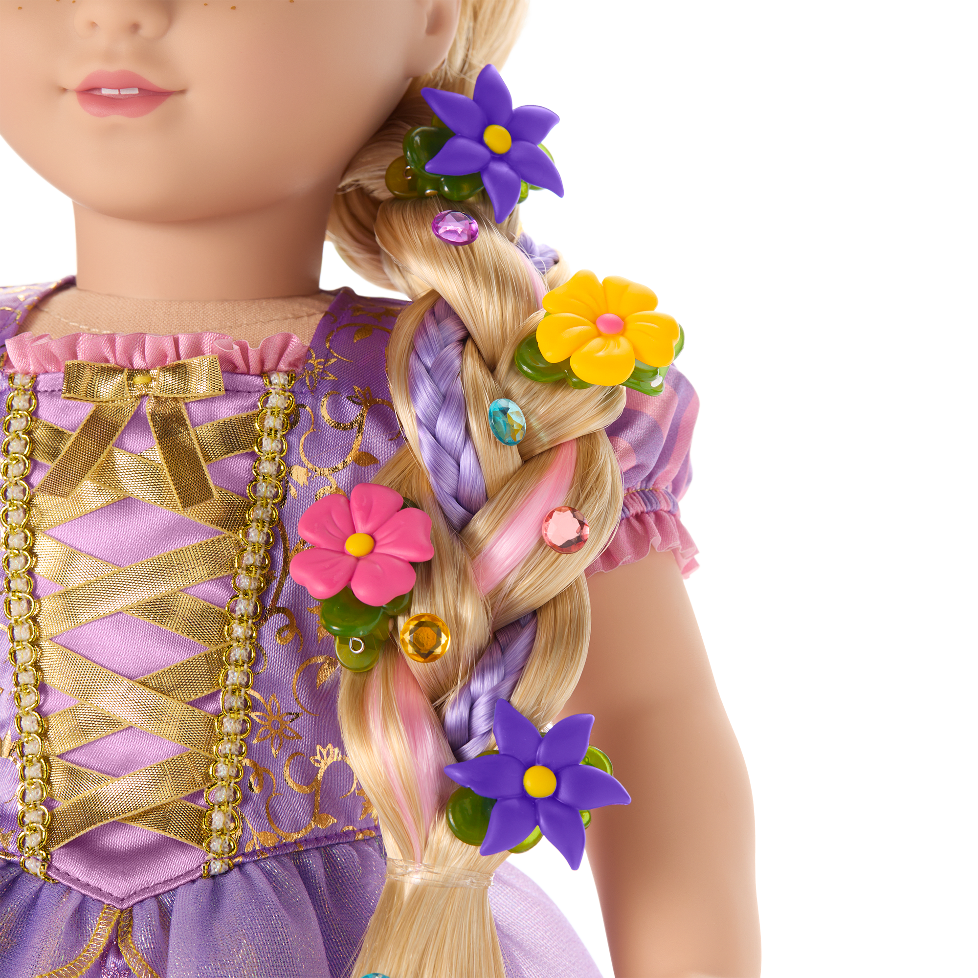 American Girl® Disney Princess Rapunzel Hair Accessories for 18-inch Dolls B2