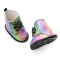 Glittery Rainbow Boots for 18-inch Dolls C4
