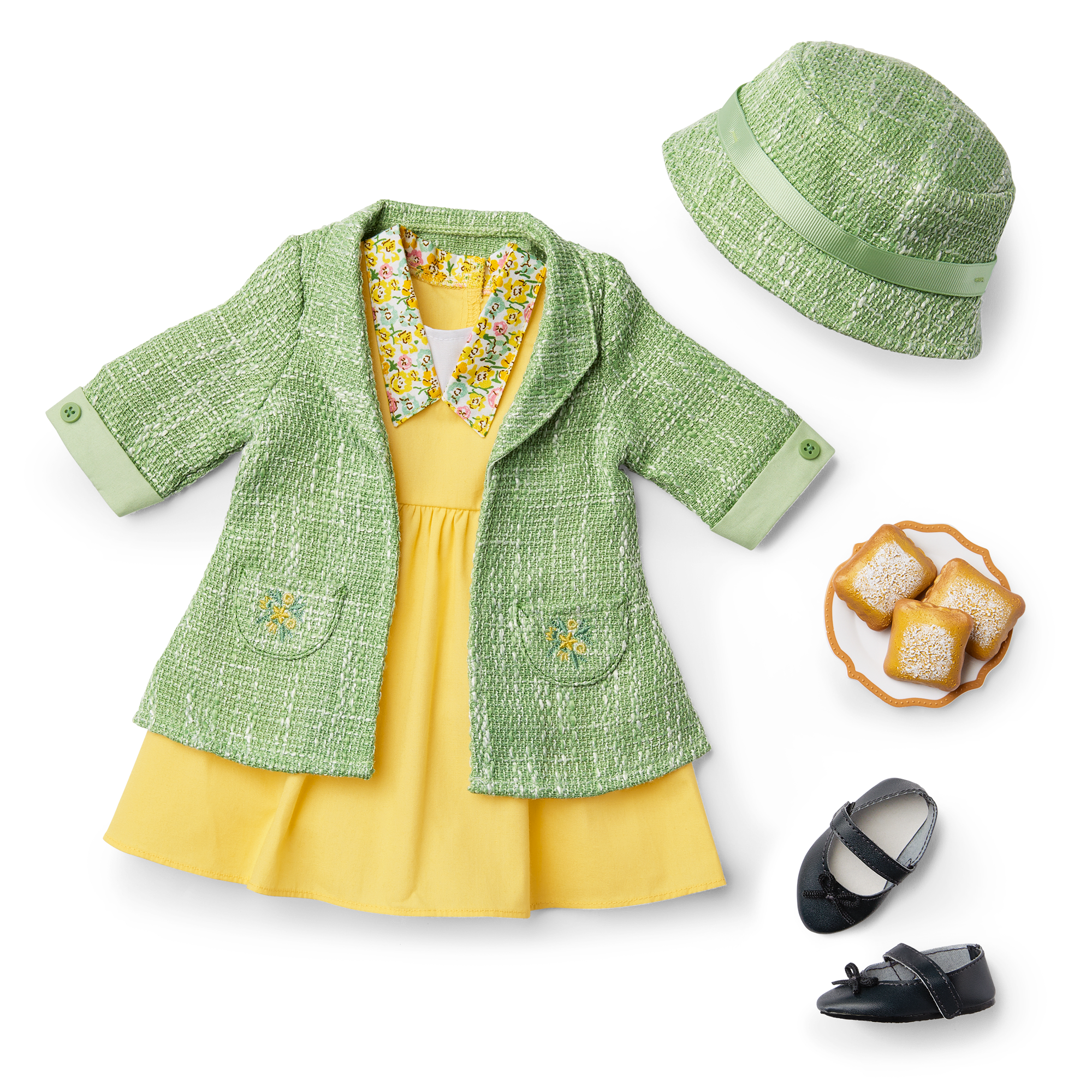 American Girl® Disney Princess Tiana Work Dress & Accessories for 18-inch Dolls D2