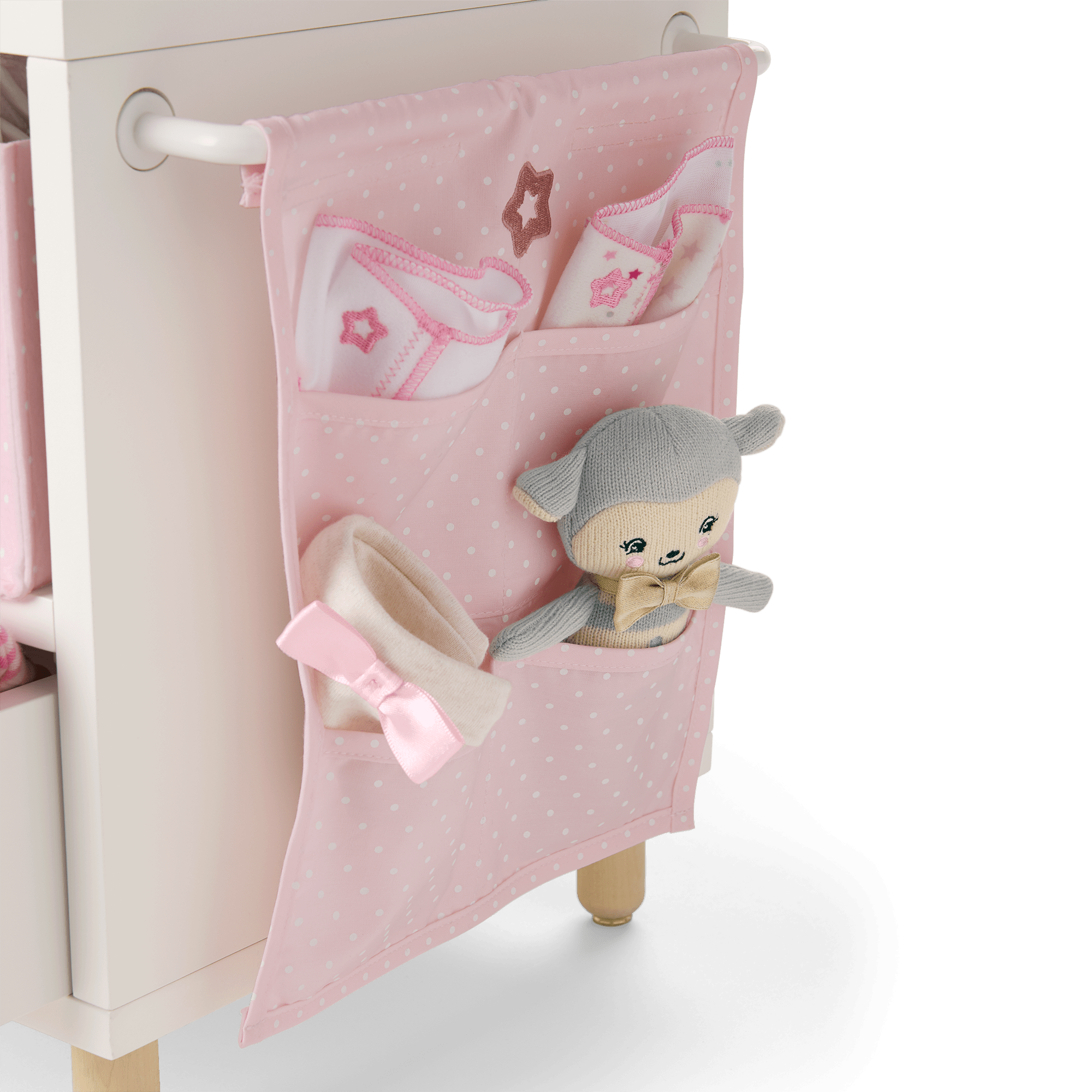 Dots & Blooms Changing Table with Storage A7