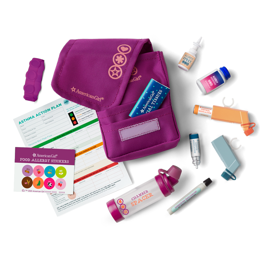 Asthma & Allergy Set for Dolls F6