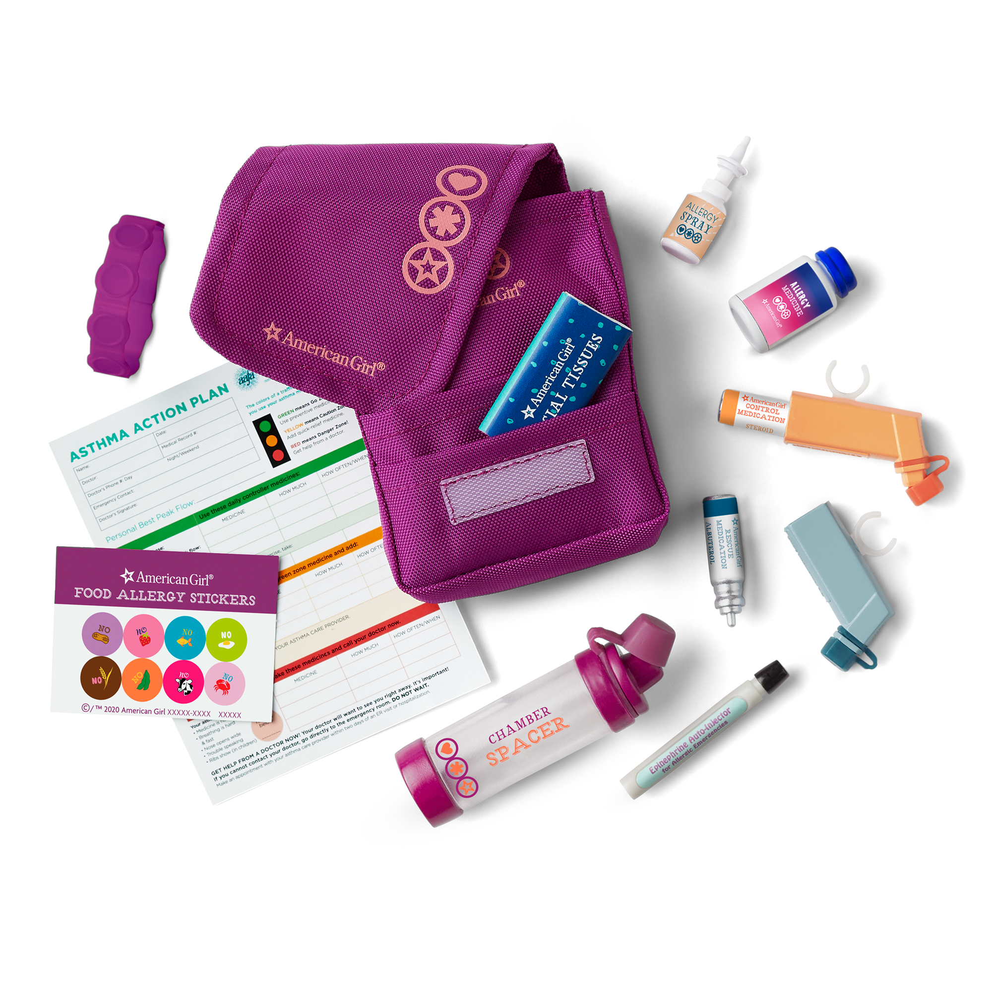 Asthma & Allergy Set for Dolls F6