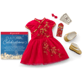 Lunar New Year's Celebration Outfit for 18-inch Dolls E0