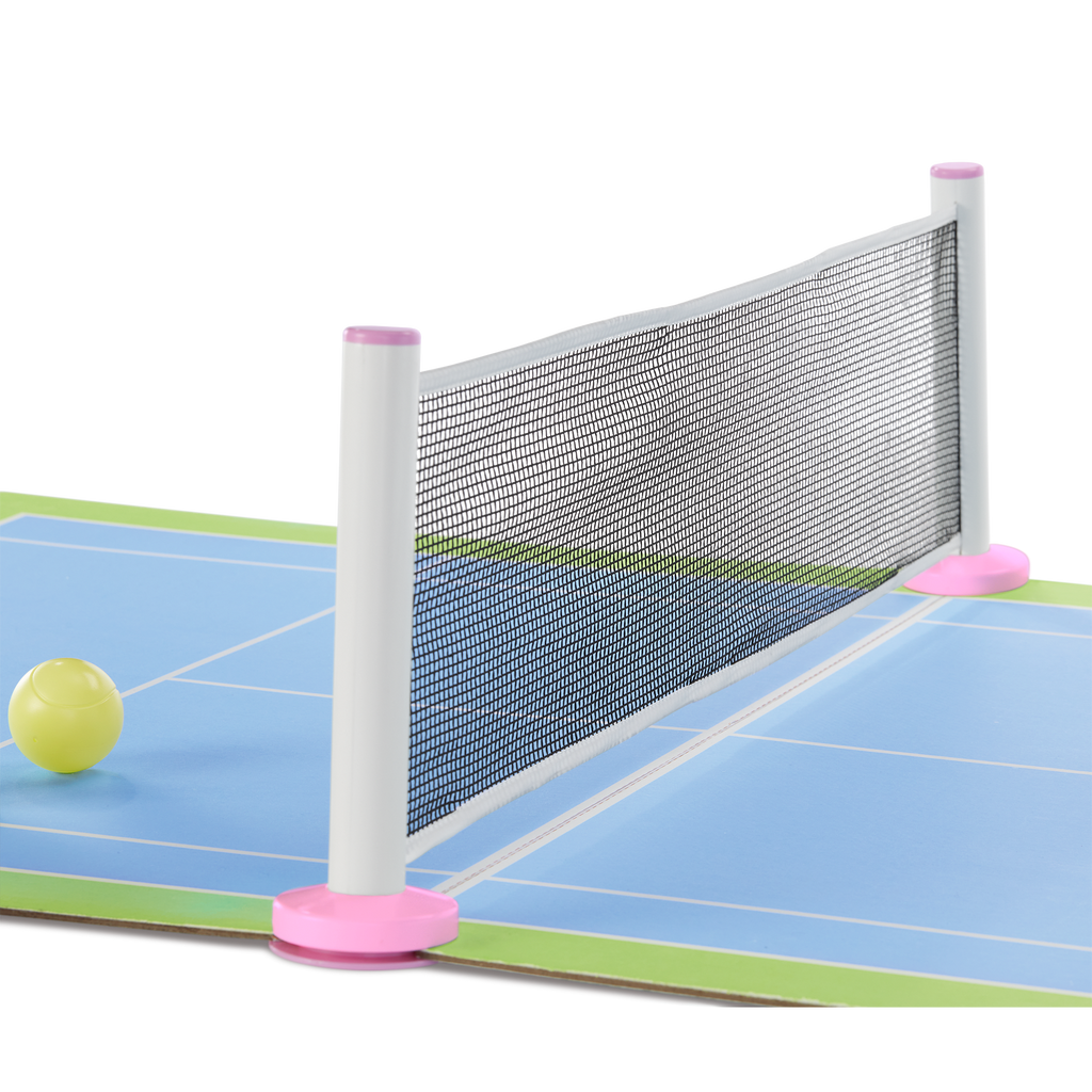 Isabel™ & Nicki's™ 2-in-1 Tennis Court & Skate Spot for 18-inch Dolls (Historical Characters) D0