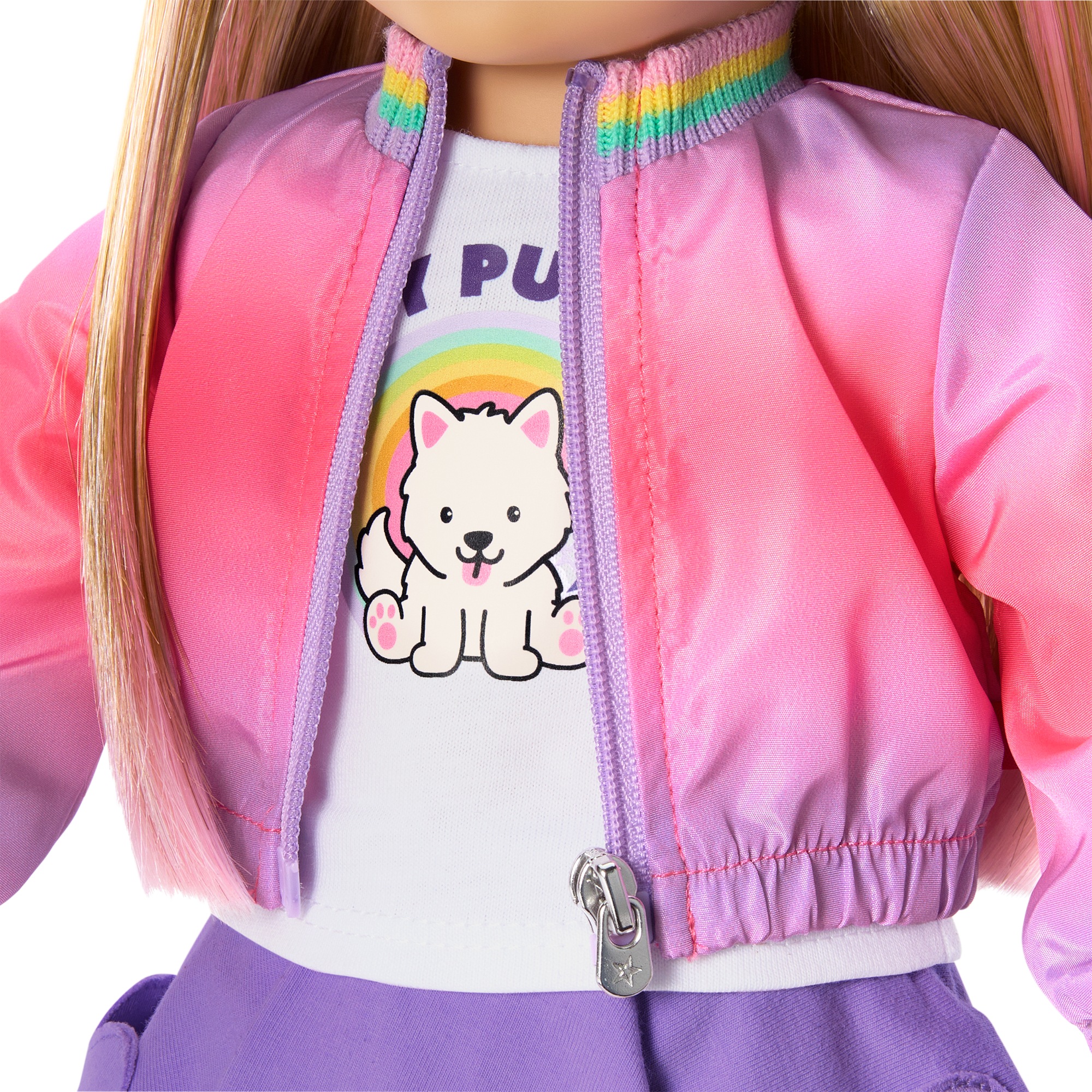 Summer’s™ Waggy Pup Tails™ Outfit for 18-inch Dolls (Girl of the Year™ 2025) F4