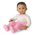 Bitty Baby® Doll #5 with dark brown hair in Pretty Pink C6